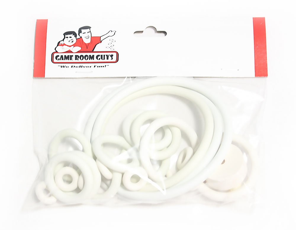 Game Room Guys Bally Nip It Pinball White Rubber Ring Kit