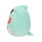Squishmallows 7.5" Perry Teal Dolphin Plush Toy with Sunglasses and Surfboard