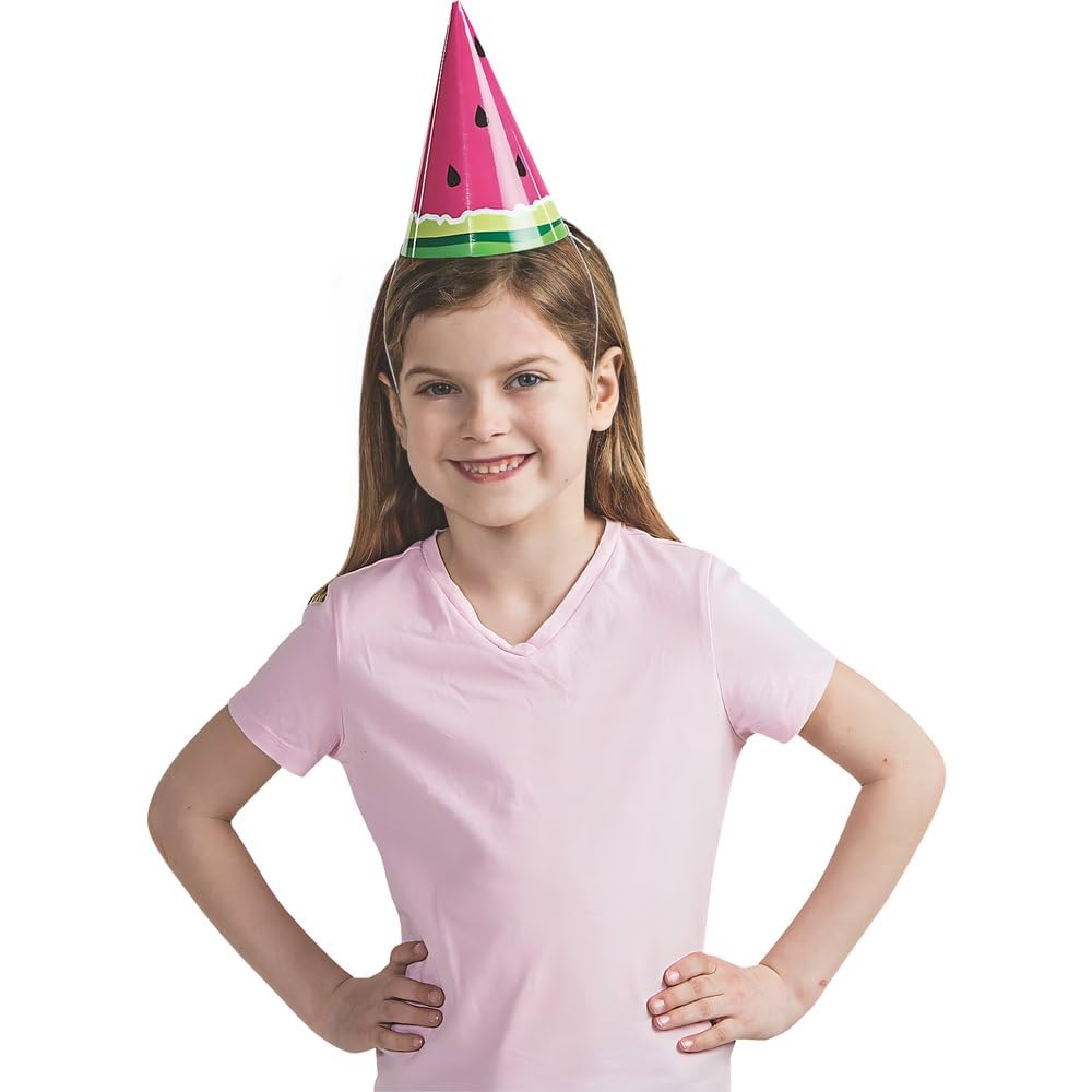 Fun Express TUTTI FRUTTI PARTY HATS - Apparel Accessories - 12 Pieces