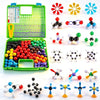 EXBEPE 406 Pcs Chemistry Molecular Model Kit,Organic & Inorganic Molecule Building Set,STEM Educational Science Supplies for Middle High School