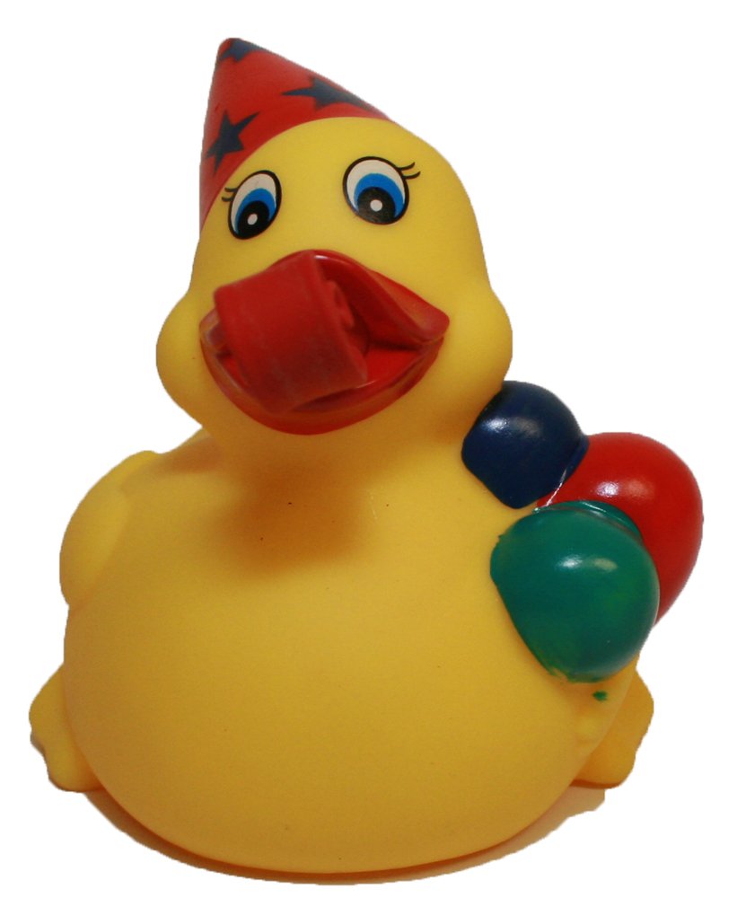 Rubber Ducks Family Party Rubber Duck, Waddlers Brand Toy Rubber Duck Squeaking and Tongue Blowing Party Celebration Fun, All Depts. Favor Gift New
