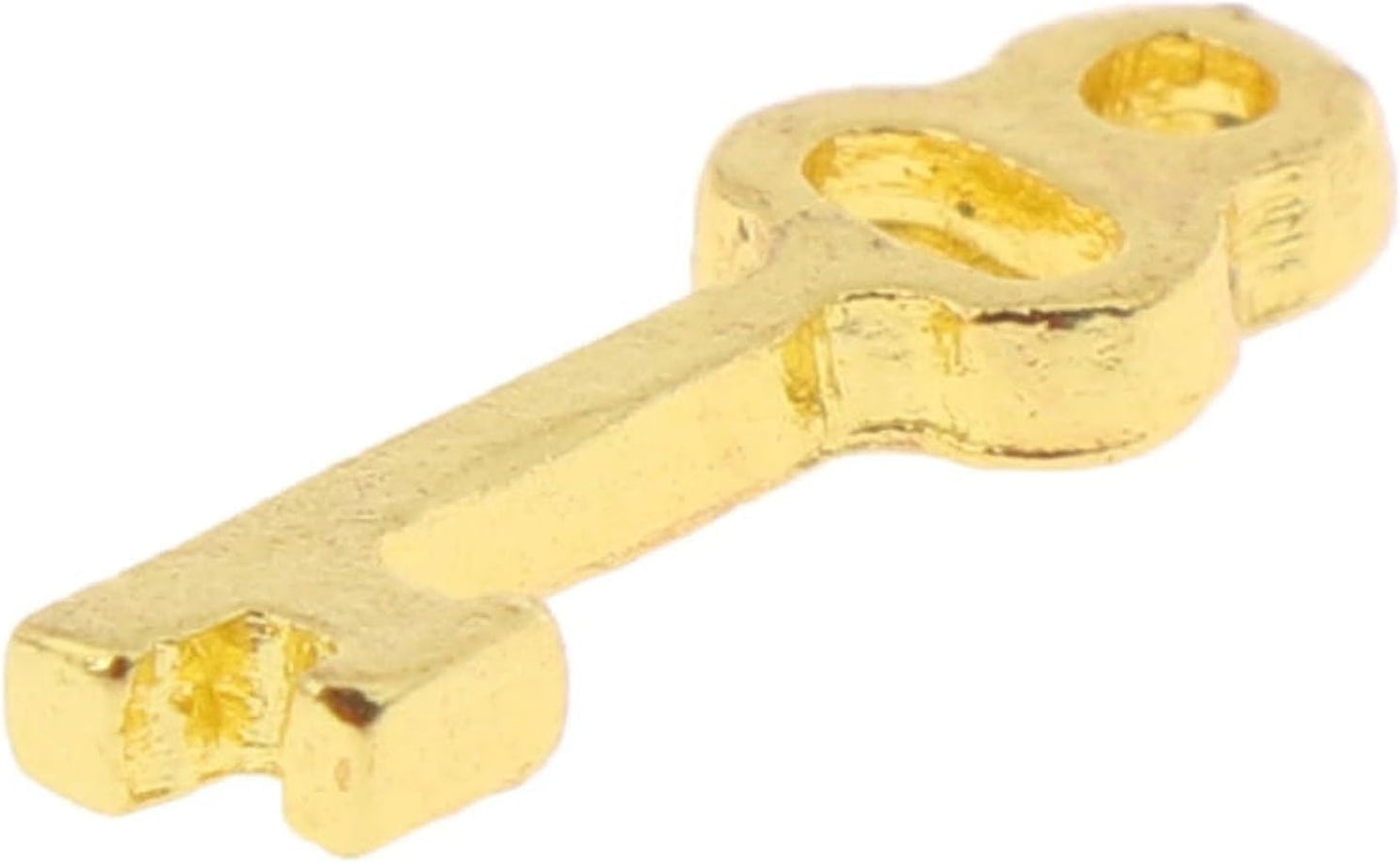 4 Set Gold 1/12 Miniature Door Knob Lock and Key Dollhouse Decoration Accessories, Dollhouse Accessories, Dollhouse Decor, Decorations
