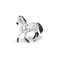 Papo - Realistic Black Appaloosa Horse Figure Toy for Kids - Ages 3+ - Horses and Ponies Collection - Educational Play Horse Riding - Gift Idea Toy