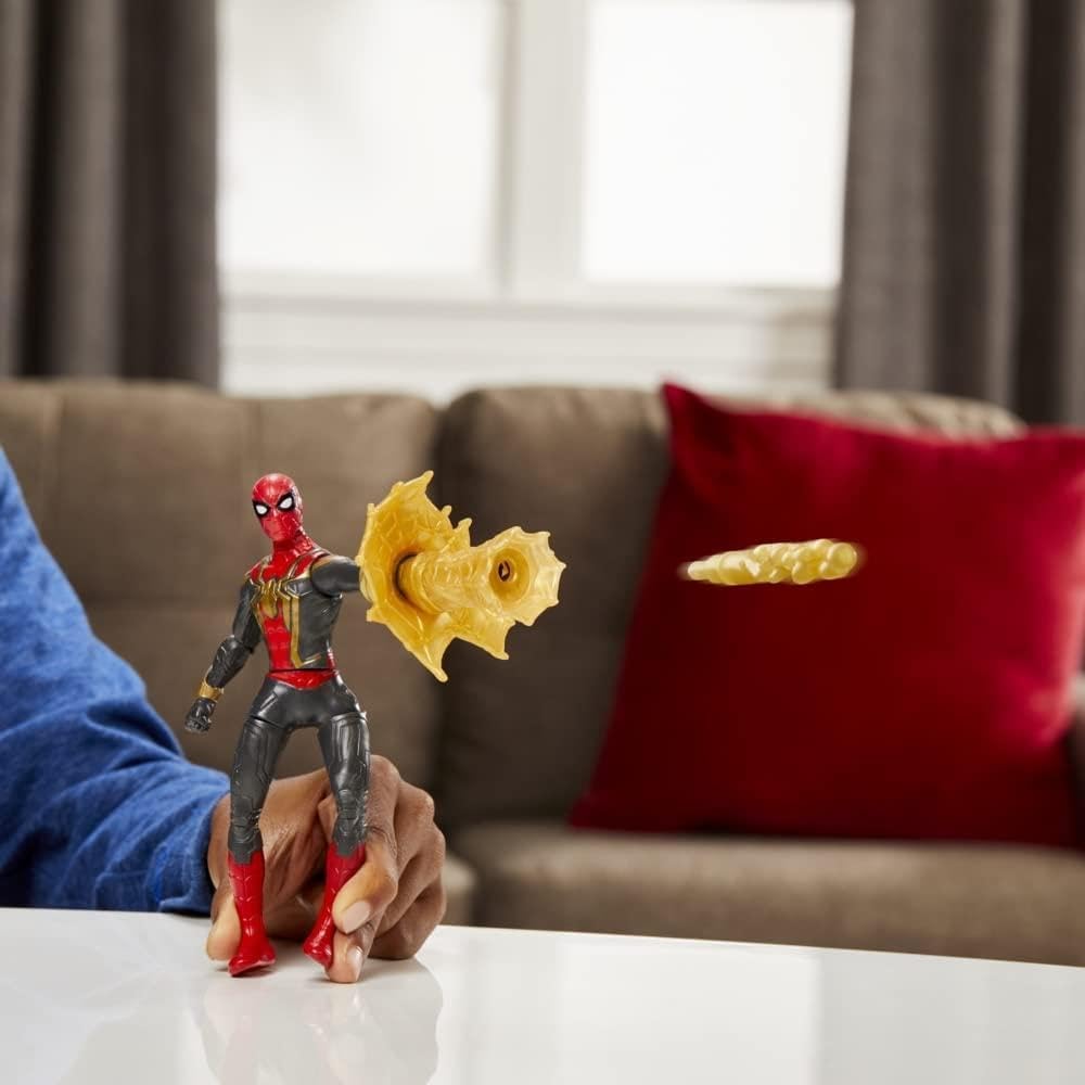 Marvel Spider-Man: No Way Home Mystery Webgear/Spider-Man Iron Spider Integrated Suit Action Figure F1916 Authentic