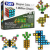 TOSY Magnet Cube 3x3 - 240 Magnets, 30 Blocks, 7in1 Toy: Puzzle Cube Game, Creative Building Blocks, Transformable Fidget Spinner, Infinity Cube