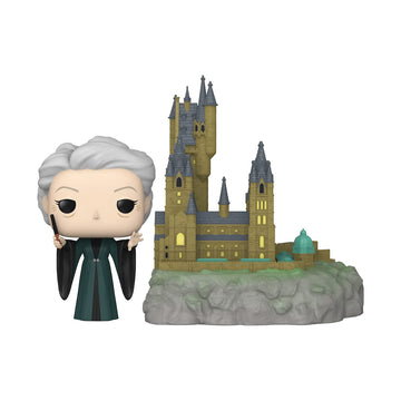 Funko Pop Town: Harry Potter: Chamber of Secrets 20th Anniversary - Minerva McGonagall with Hogwarts - Collectable Vinyl Figure - Gift Idea - Official