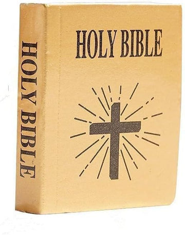 GANPUB Brown Mini Bible Pocket Book 1/12 Dollhouse Miniature Book Bookshelf Bedroom Library Accessories Dollhouse Accessories
