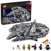 LEGO Star Wars Millennium Falcon 75257 Building Set - Starship Model with Finn, Chewbacca, Lando Calrissian, Boolio, C-3PO, R2-D2, and D-O