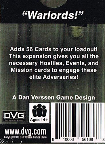 DVG Warfighter Modern Expansion #33 African Warlord Adversaries #2 Card Deck Warfighter Modern Board Game