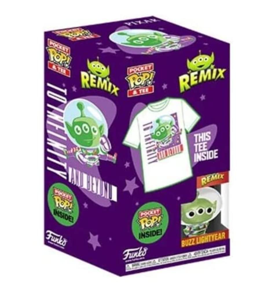 Funko Pocket Pop! & Tee: Disney Toy Story - Alien Buzz - Kids L
