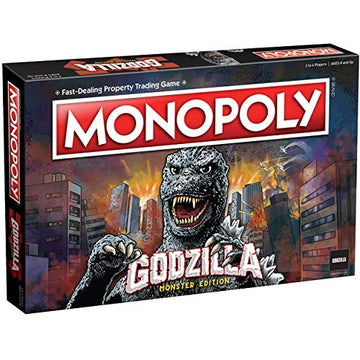 Monopoly: Godzilla | Based on Classic Monster Movie Franchise Godzilla | Collectible Monopoly Game Featuring Familiar Locations and Iconic Kaiju