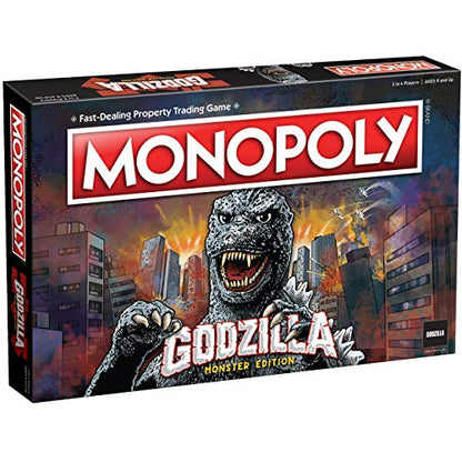 Monopoly: Godzilla | Based on Classic Monster Movie Franchise Godzilla | Collectible Monopoly Game Featuring Familiar Locations and Iconic Kaiju