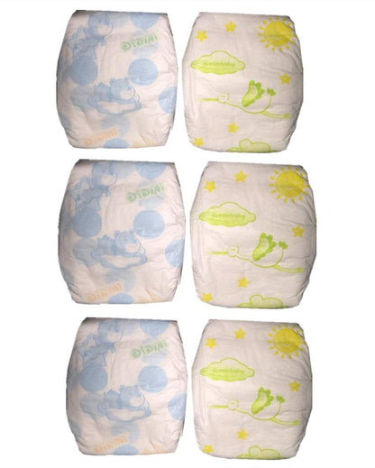 TATU Reborn Baby Dolls Diapers 22 inch Newborn Reusable 6-Piece Pack Fit 18-22in , Alive