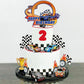 24PCS Race Car Happy Birthday Cake Decoration Race Car Cake Toppers Race Car Themed Birthday Party Supplies Boy and Girl Cake Decoration