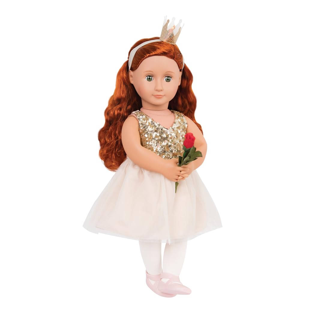 Our Generation - Ballet Outfit - Sequin Dress & Leotard - 18-inch Doll Clothes - Pretend Play - Toys for Kids Ages 3 & Up - Opening Night