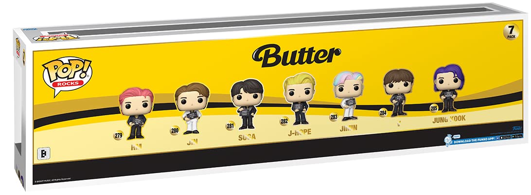 Funko POP! Rocks: BTS Butter - Jin - 7pk - Collectable Vinyl Figure - Gift Idea - Official Merchandise - Toys for Kids & Adults - Music Fans - Model