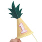 LINLULU Pineapple 1st Birthday Hat - Tropical Birthday Decorations, Pineapple Birthday Decorations, Fruit Birthday Hat For Baby Girls, Cake Smash