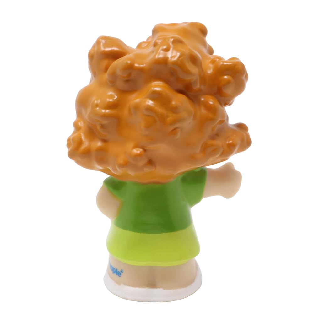Fisher-Price Replacement Part for Collectible Little People School Bus Playground Dollhouse Playset C4310 - Replacement Curly Red Ginger Hair Glasses