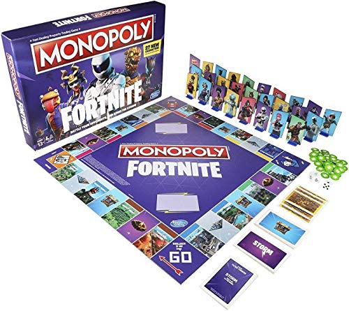 MONOPOLY E6603102 Fortnite Edition Board Game, Multi-Color, minimum age 156 months