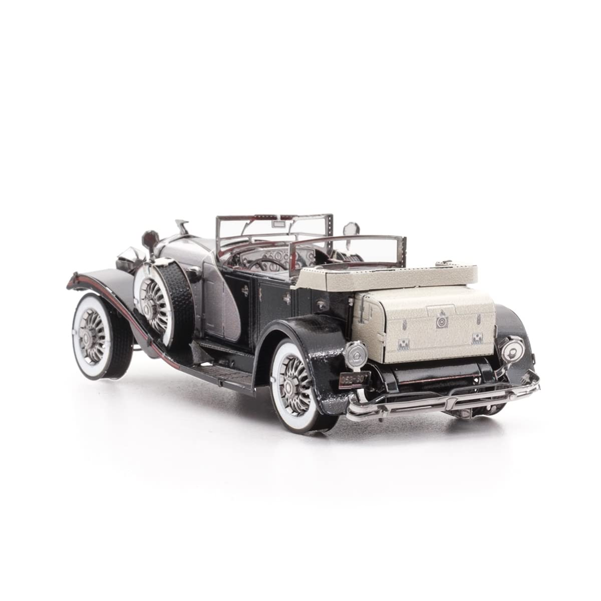 Metal Earth Puzzle 3D Car Duesenberg Ii Sj 1934. Vehicle Metal Puzzle. Building Models for Adults Challenging Level 10.01 X 3.99 X 2.59 Cm
