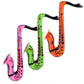 Inflatable Saxophone | 12 Pack | 24 Inch | Assorted Color