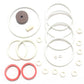 Game Room Guys Gottlieb Top Card Pinball White Rubber Ring Kit