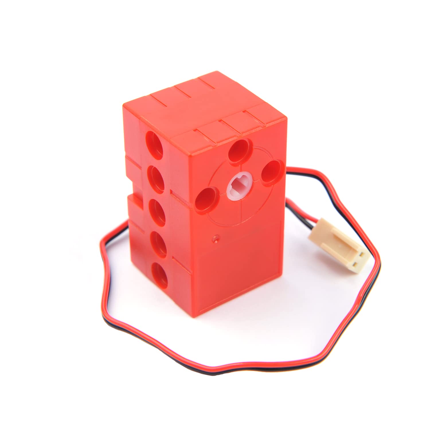 360 Degree Motor microbit Accessories, Dual Output Axles High Density 2kg Torque Programmable Motor,Compatible with Standard Building Blocks