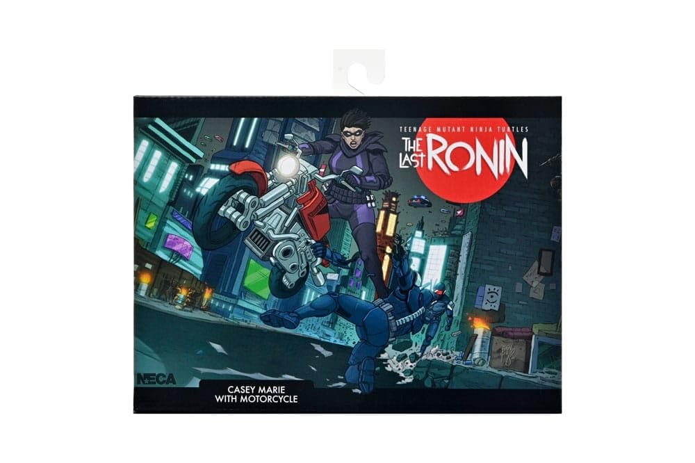 NECA - Teenage Mutant Ninja Turtles (The Last Ronin) - Casey Marie with Motorcycle 7" Scale Action Figure