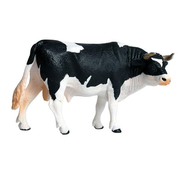 FLORMOON Holstein Bull Figurines Realistic Animal Figure Early Educational Toys Science Project Christmas Birthday Gift for Kids