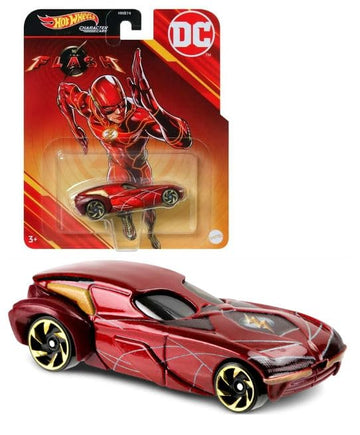 Hot Wheels Character Cars Vehículo de juguete Flash -DC para niños de 3 años en adelante