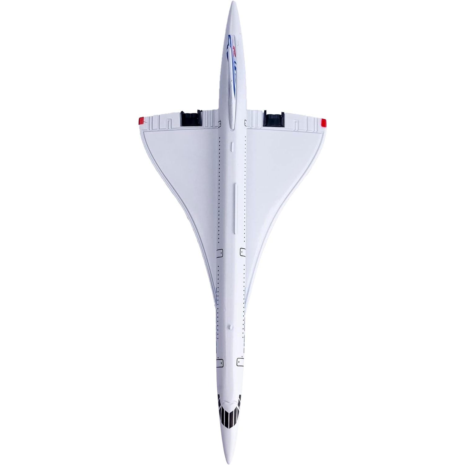 yuanpulalala 1/400 16cm Concorde Wheelless Air France Airplane Alloy Diecast Model Airplane Toy Model Gift (6 inch