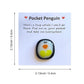 Qitiieli A Little Pocket Penguin Hug, Mini Cute Animal Decoration Pocket Hug Penguin Stress Relief Toy, Special Encourage Birthday Wedding Party