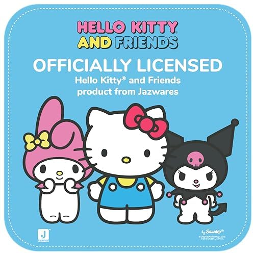 Jazwares Hello Kitty® and Friends, Classic Hello Kitty® 18-inch Sleeping Plush - W3 - Officially Licensed Sanrio Product from 6+