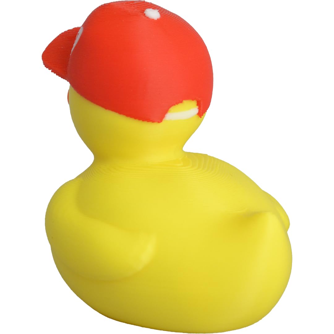 Chicago Ferris Wheel Duck / Yellow, Blue, & Red Hard Plastic Figure