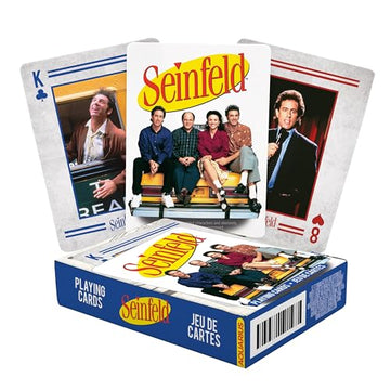 AQUARIUS Seinfeld Playing Cards - Seinfeld Photos Themed Deck of Cards for Your Favorite Card Games - Officially Licensed Seinfeld Merchandise