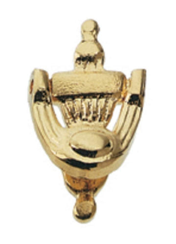 Dollhouse Miniature Gold Plated Working Door Knocker by Houseworks