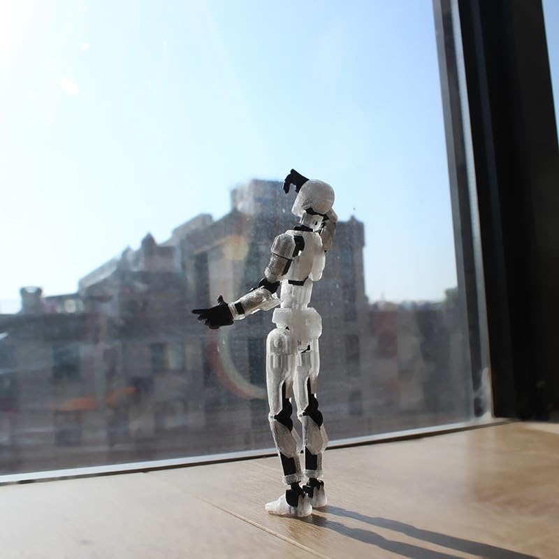 DANONI Titan13 Action Figure, Lucky Robot 13 Action Figures, 3D Printed Multi-Jointed Movable Action Figure, Dummy Robot 13 Action Figures for Desktop