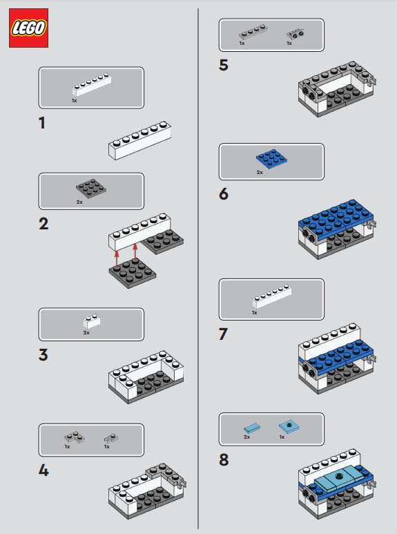 LEGO Jurassic World: Baby Raptor Minifigure with DNA Lab Cabinet