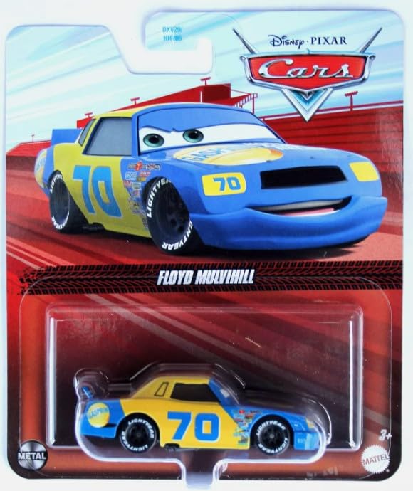 Mattel Cars 3 Diecast 1:55 Scale Floyd Mulvihill Gasprin Hood Ache Relief 70