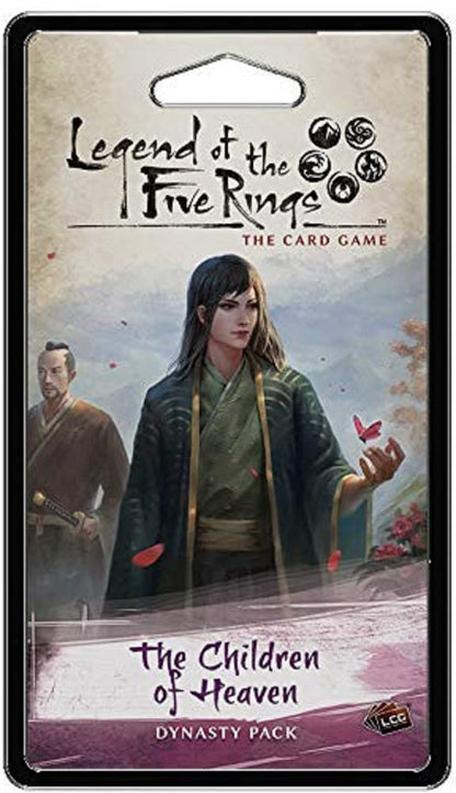 Legend of The Five Rings: The Card Game The Children of Heaven Dynasty Pack - Tactical Strategy Game for Kids & Adults, Ages 14+, 2 Players, 45-90