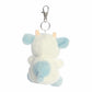 Aurora® Adorable Palm Pals™ Skyla Blueberry Cow™ Clip-On - Fun Collectible Plush for Kids and Adult Collectors - Perfect for Decorating Rooms