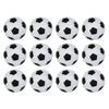 DDJSport Foosball Table Balls 1.42 Inch Mini Soccer Ball Black and White Foosebsllball Balls Small Replacements Accessories (12 Pack 36mm)