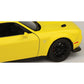 Motormax 2018 Dodge Challenger SRT Hellcat Widebody Yellow 1/24 Diecast Model Car 79350