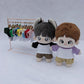 niannyyhouse 10cm 15cm 20cm Plush Doll Clothes Color Blocking T-Shirt Undershirt Soft Stuffed Plush Toy Dress Up Accessories (a5, 15cm)