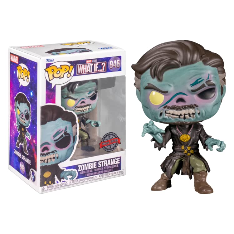 Funko Pop! Marvel's What If? Zombie Doctor Strange Figure (Special Edition)