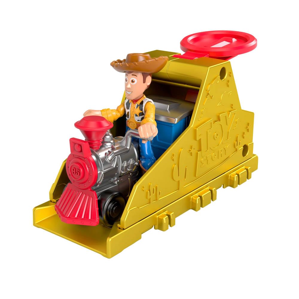 Fisher-Price Imaginext Toy Story Launcher Set with Woody & Vehicle