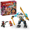 LEGO NINJAGO Zane's Battle Suit Mech Ninja Toy - Building Toy for Pretend Play for Kids, Boys and Girls, Ages 6+ - with 3 Minifigures - Gift Idea