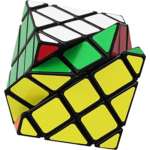 Willking Master Square Puzzle Magic Cube Twisty Toy Gift Irregular Brain Tester Black