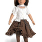 CARPATINA Steampunk Baker Strett Doll Outfit with Boots for 18" Slim Dolls