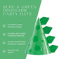 Unique Green Cone-Shaped Dinosaur Cardstock Party Hats (Pack of 8) - Perfect for Kids' Birthdays & Dino-Themed Celebrations